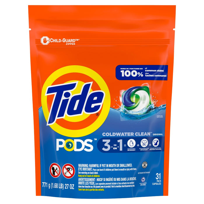 Tide Pods Laundry Detergent Pacs - Original - 27oz/31ct