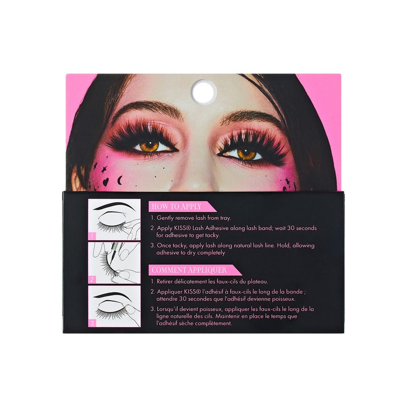 KISS Products False Eyelashes - Black - 2ct