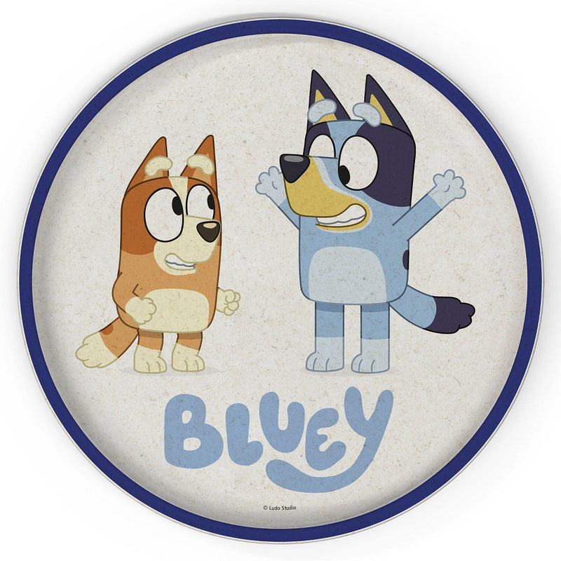 Zak Designs 'Bluey' 2pk 8" Melamine Bamboo Dining Plate Set