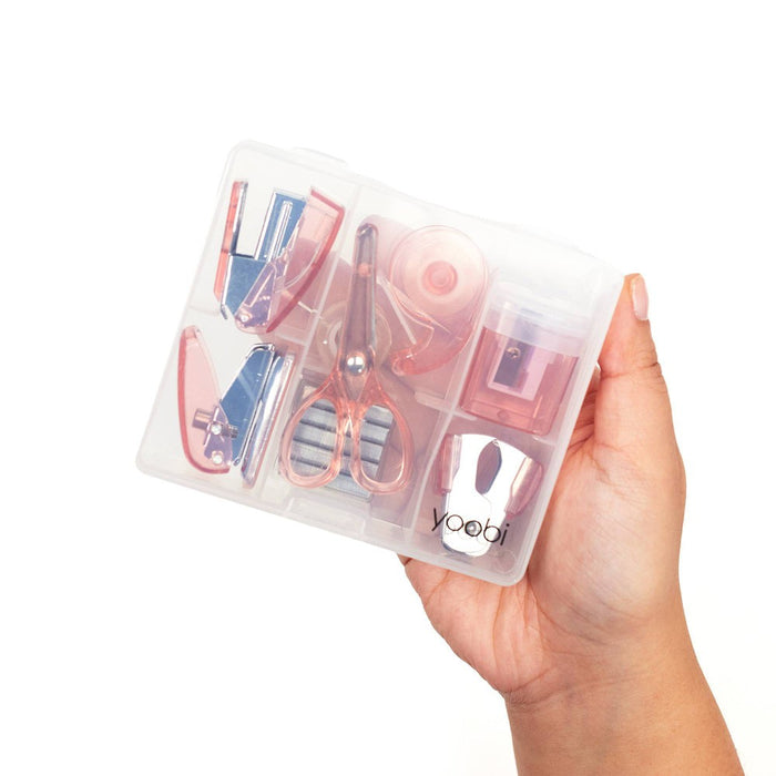 Mini Office Supply Kit - Pink - Yoobi