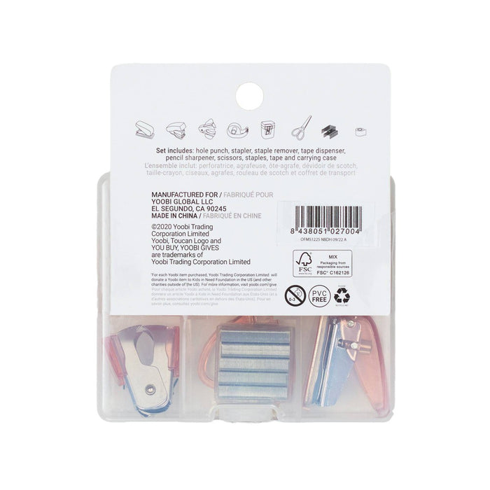 Mini Office Supply Kit - Pink - Yoobi