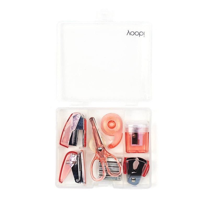 Mini Office Supply Kit - Pink - Yoobi