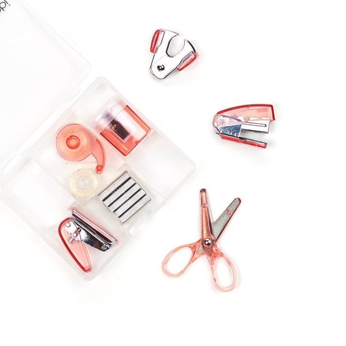 Mini Office Supply Kit - Pink - Yoobi