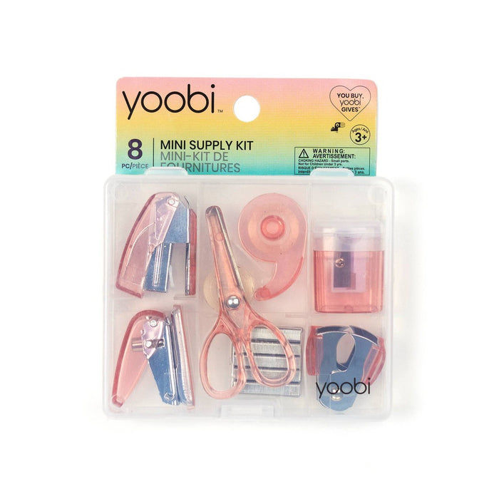 Mini Office Supply Kit - Pink - Yoobi