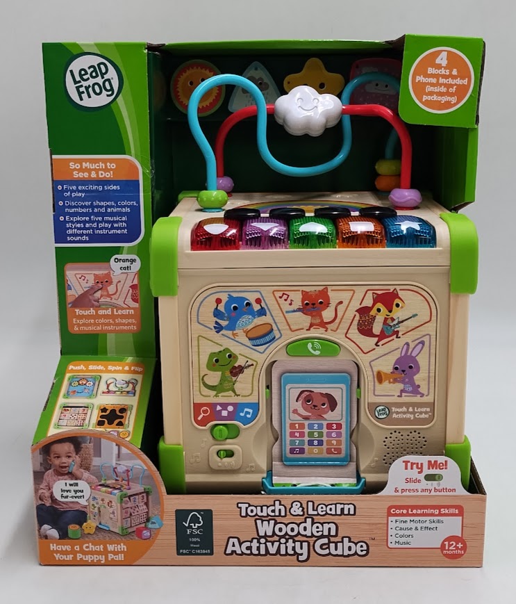 LeapFrog Touch & Learn Wooden Activity Cube