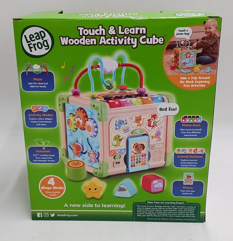 LeapFrog Touch & Learn Wooden Activity Cube
