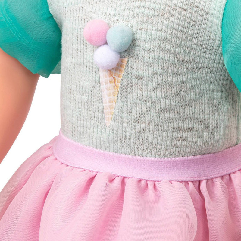 Our Generation Ice Cream Outfit with Roller Skates for 18" Dolls - Scoopalicious
