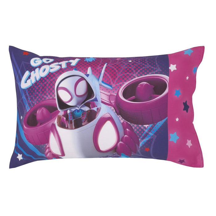 4pc Toddler Disney Ghost Spider Bed Set Pink