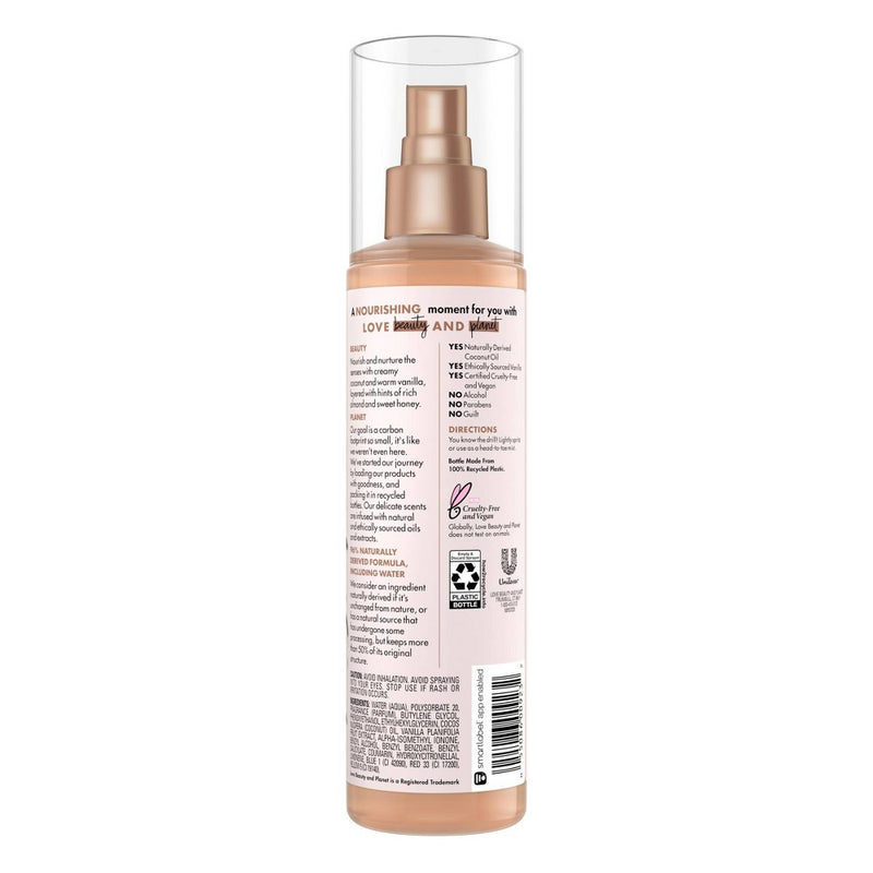 Beloved Coconut & Warm Vanilla Body Mist - 8 fl oz
