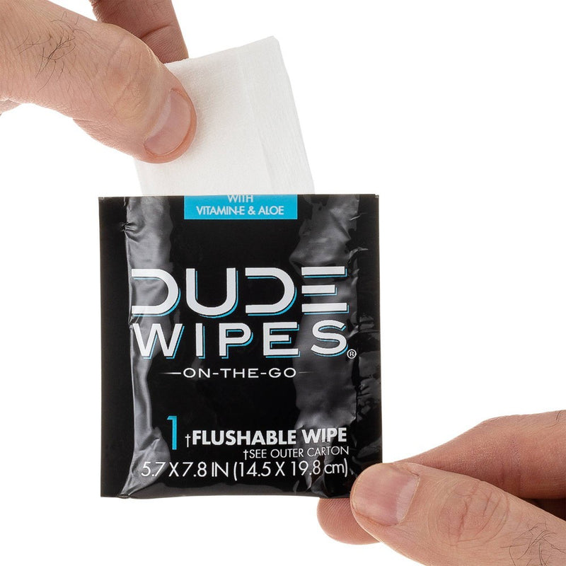 Dude Wipes Fragrance Free On-The-Go Flushable Personal Wipes - 30ct