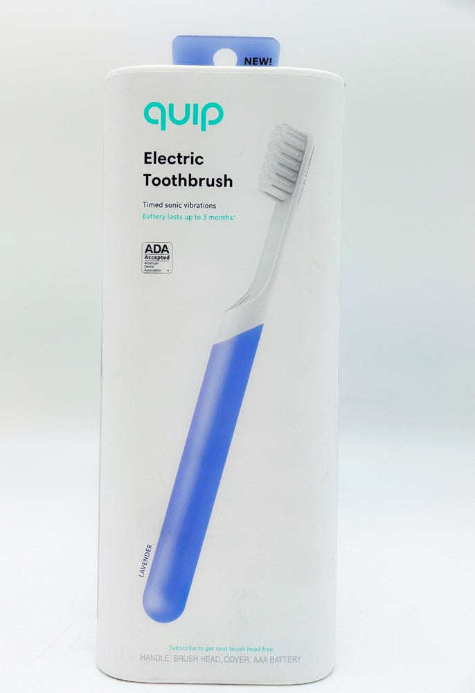 quip Sonic Electric Toothbrush - Plastic | Timer + Travel Case/Mount