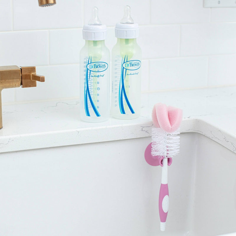 Dr. Brown's Options+ Anti-Colic Baby Bottle Newborn Gift Set - Pink - 0-6 Months