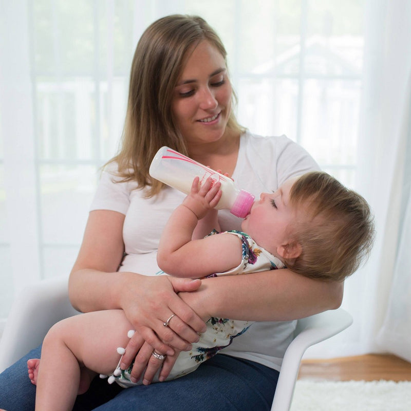 Dr. Brown's Options+ Anti-Colic Baby Bottle Newborn Gift Set - Pink - 0-6 Months