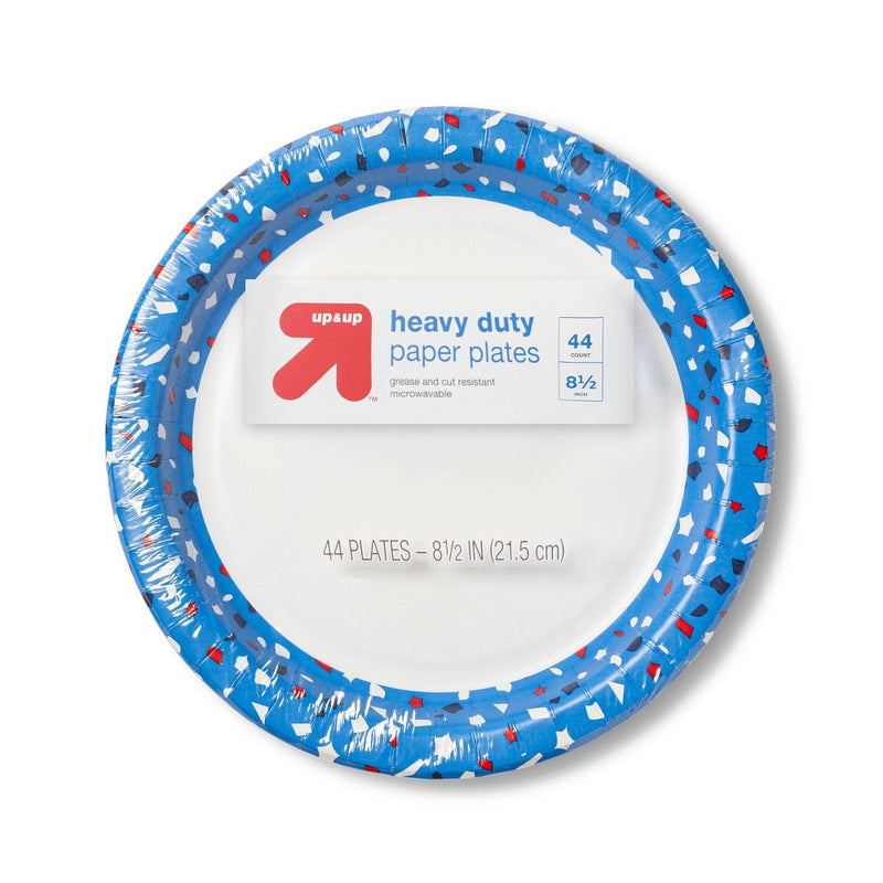 Disposable Plates - Red/White/Blue - 44ct - up & up