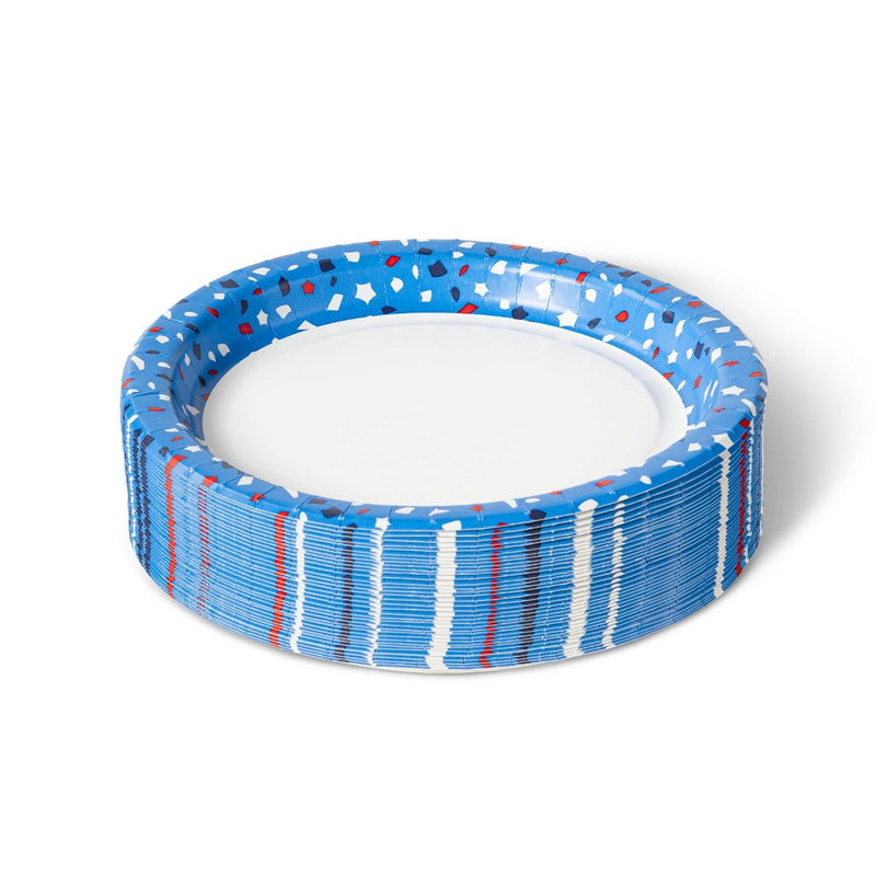 Disposable Plates - Red/White/Blue - 44ct - up & up