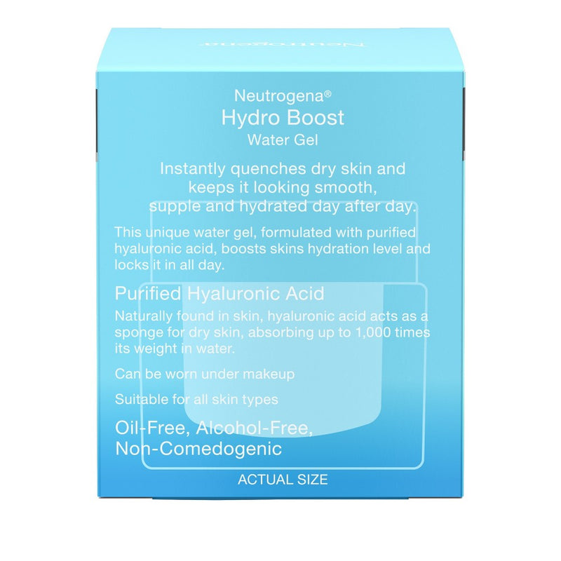 Neutrogena Hydro Boost Hydrating Water Gel Moisturizer with Hyaluronic Acid for Dry Skin - Travel Size - .5 oz