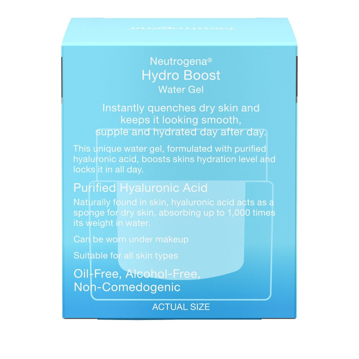 Neutrogena Hydro Boost Hydrating Water Gel Moisturizer with Hyaluronic Acid for Dry Skin - Travel Size - .5 oz