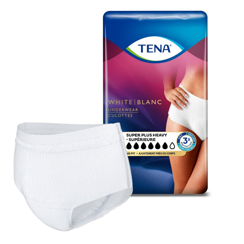 TENA Super Plus Incontinence Underwear for Women, Heavy Absorbency, Small/Medium, 18 count