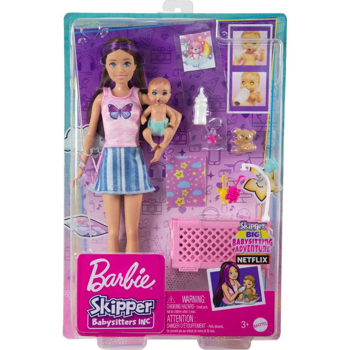 Barbie Skipper Babysitters, Inc. Dolls and Playset