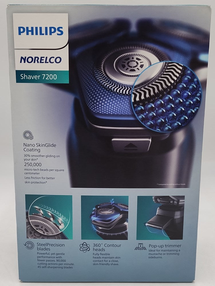 Philips Norelco Series 7200 Wet & Dry Men's Rechargeable Electric Shaver - S7887/82