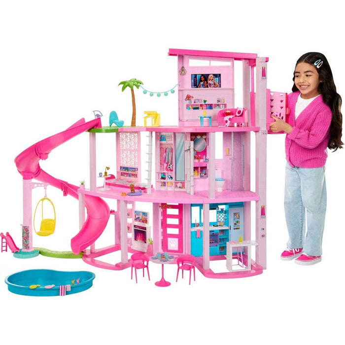 Barbie Dreamhouse Pool Party Doll House with 75+ pc, 3 Story Slide (LOCAL PICKUP ONLY)