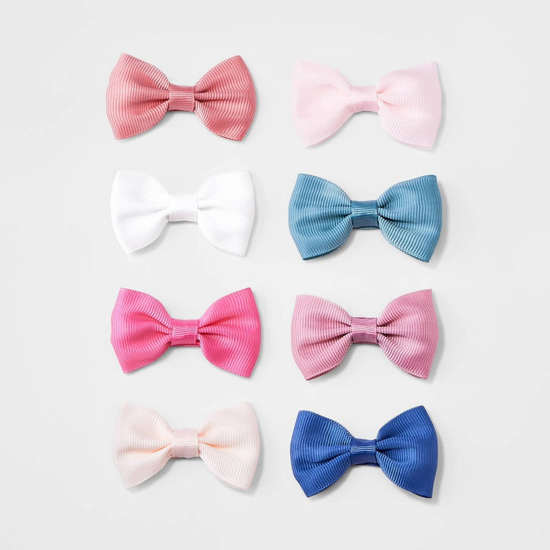 Baby 8pk Bow Hair Clips - Cloud Island