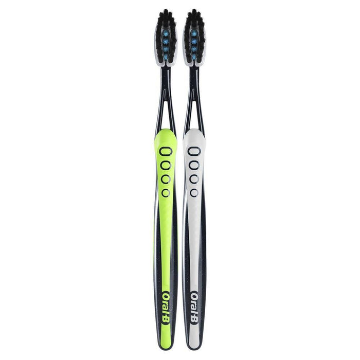 Oral-B Pro-Flex Charcoal Manual Toothbrush - Soft - 2ct