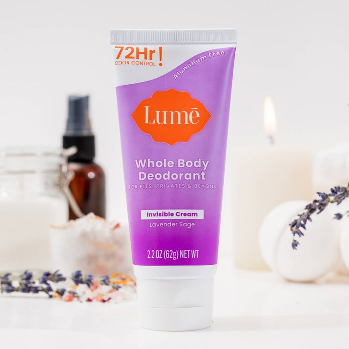 Lume Whole Body Invisible Cream Tube Deodorant - Lavender Sage - 2.2oz