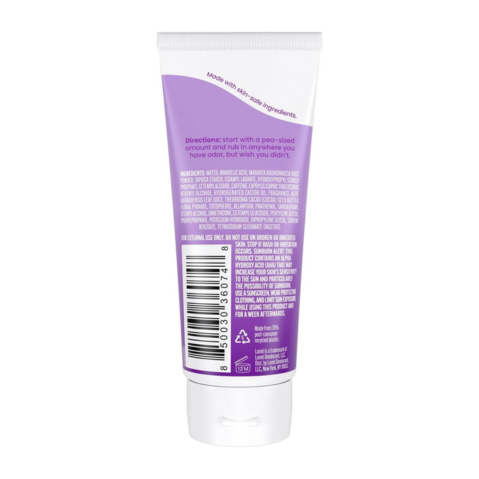 Lume Whole Body Invisible Cream Tube Deodorant - Lavender Sage - 2.2oz