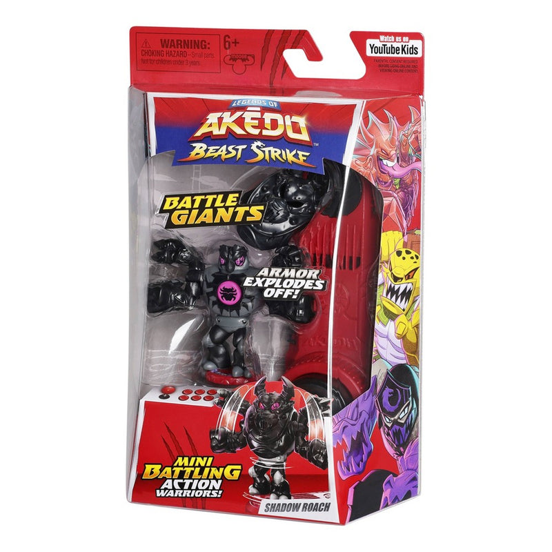 Legends of Akedo Beast Strike Battle Giants Shadow Roach Action Figure