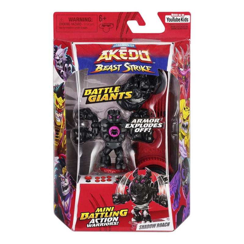 Legends of Akedo Beast Strike Battle Giants Shadow Roach Action Figure