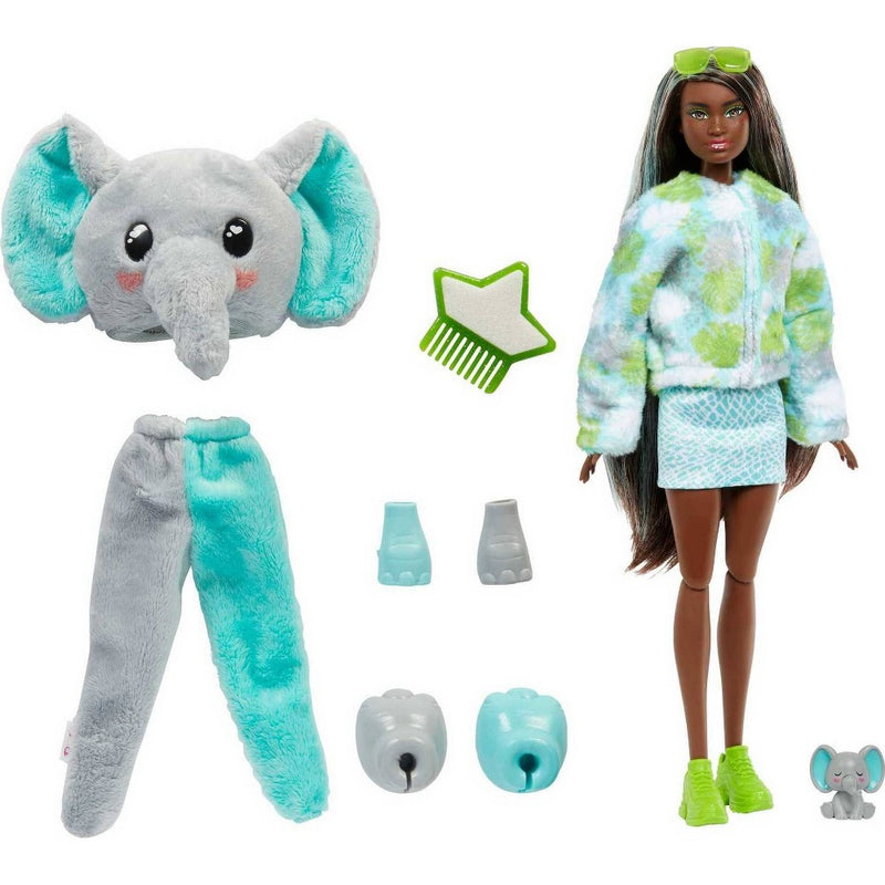 Barbie Cutie Reveal Jungle Series Elephant Doll