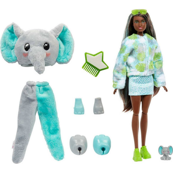 Barbie Cutie Reveal Jungle Series Elephant Doll