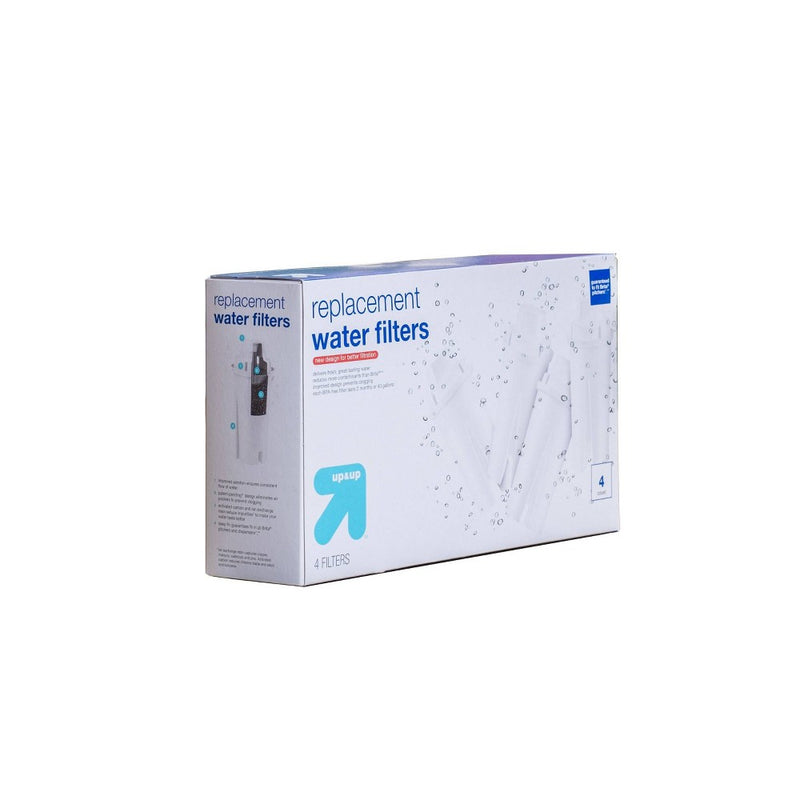 Replacement Water Filters 4pk - up & up