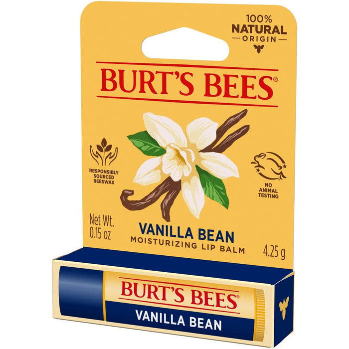 Burt's Bees Vanilla Bean Lip Balm Blister Box - 0.15oz