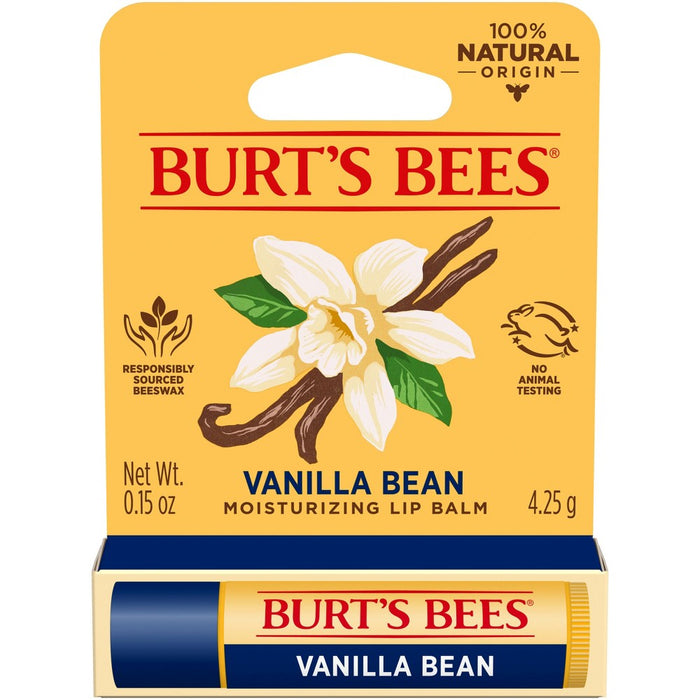 Burt's Bees Vanilla Bean Lip Balm Blister Box - 0.15oz