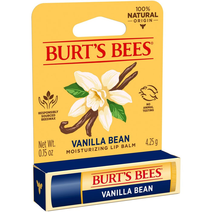 Burt's Bees Vanilla Bean Lip Balm Blister Box - 0.15oz