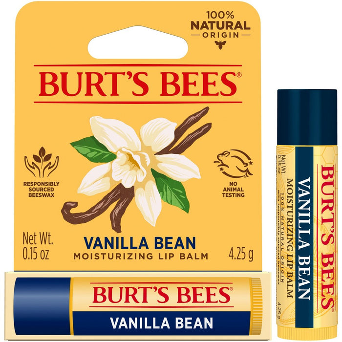 Burt's Bees Vanilla Bean Lip Balm Blister Box - 0.15oz