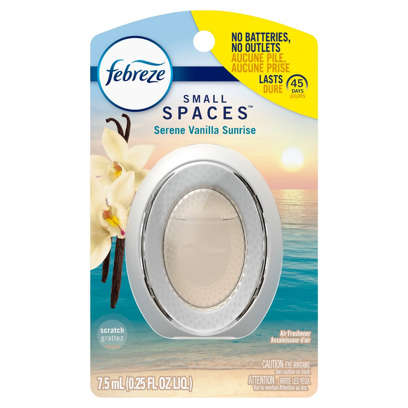 Febreze Small Spaces Air Freshener - Serene Vanilla Sunrise - 0.25 fl oz