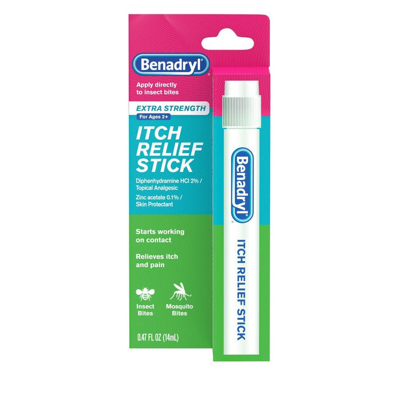 Benadryl Travel Size Extra Strength Itch Relief Stick - .47oz