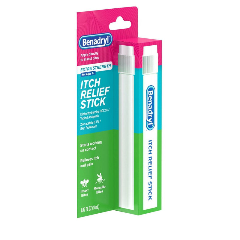 Benadryl Travel Size Extra Strength Itch Relief Stick - .47oz