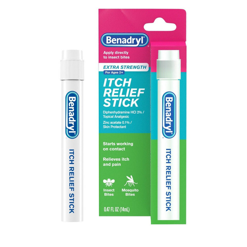 Benadryl Travel Size Extra Strength Itch Relief Stick - .47oz