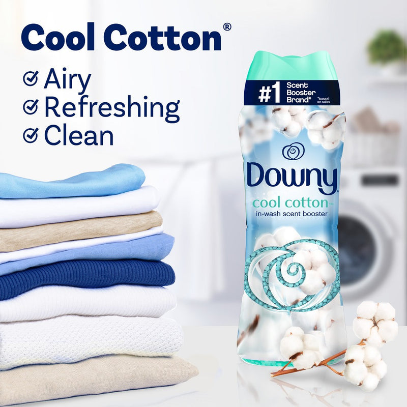 Downy Cool Cotton In-Wash Scented Booster Beads - 24oz