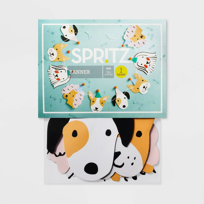 Pet Banner Party Decor - Spritz