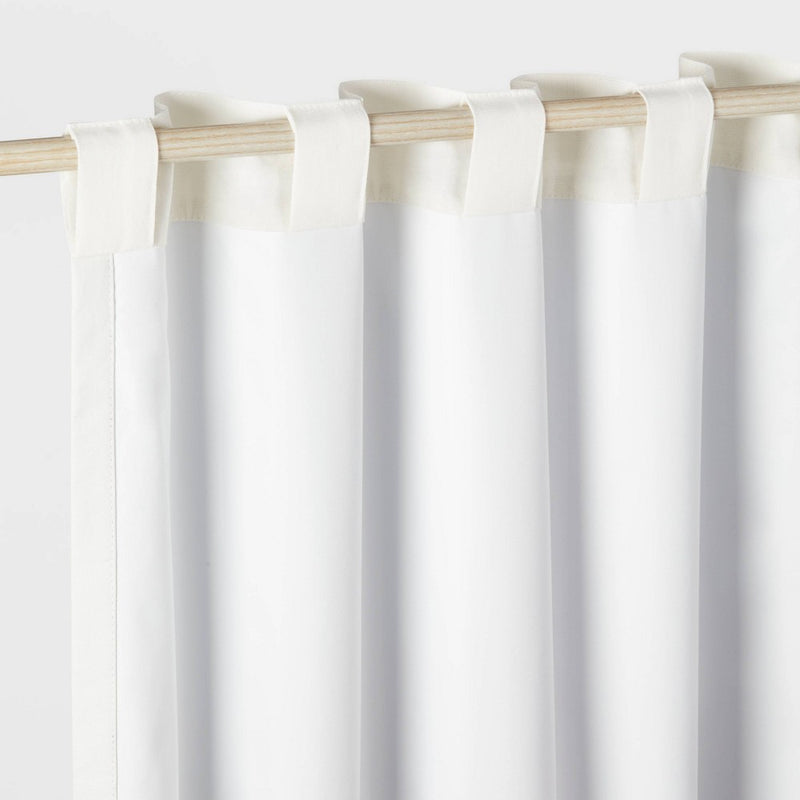 84" Blackout Chambray Cotton Kids' Panel Cream - Pillowfort