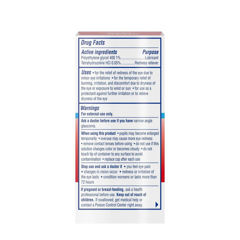 Visine Advanced Redness + Irritation Relief Eye Drops - 0.5 fl oz