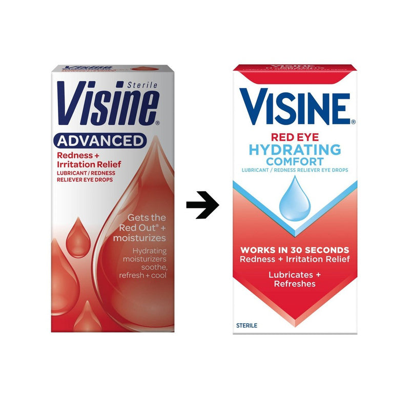 Visine Advanced Redness + Irritation Relief Eye Drops - 0.5 fl oz