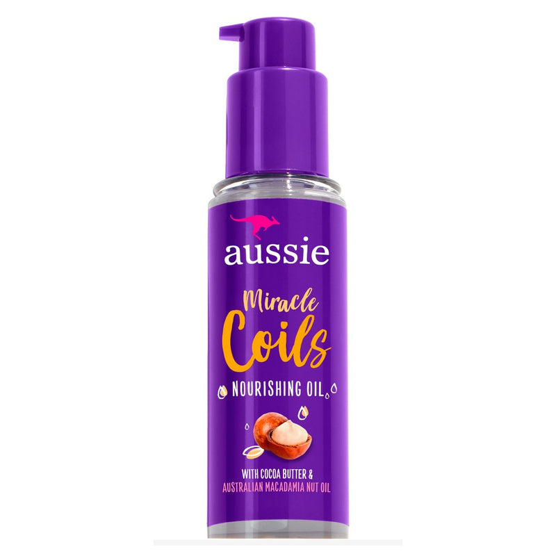 Aussie Miracle Coils Nourishing Oil Leave-In Hair Oil - 3.2 fl oz