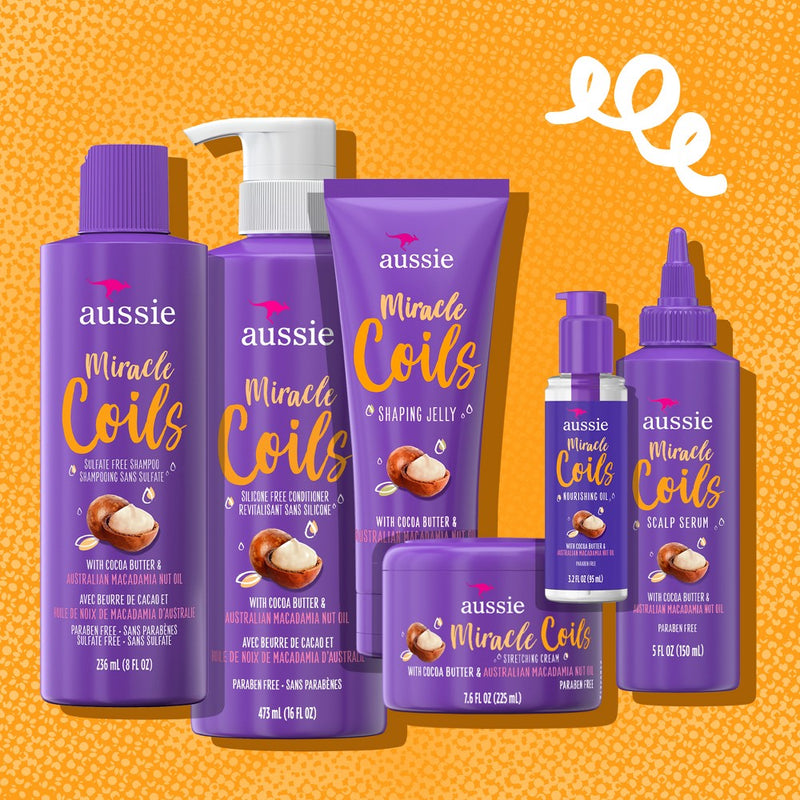 Aussie Miracle Coils Nourishing Oil Leave-In Hair Oil - 3.2 fl oz