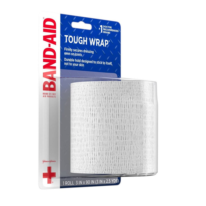Johnson & Johnson Brand Secure-Flex Self-Adherent Wound Wrap - 3 In by 2.5 yd